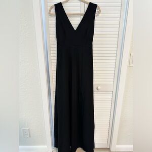 Gorgeous Birdy Grey Black long dress Size Small